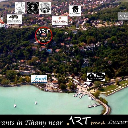 Arttrend Luxury Villa Tihany Eksteriør billede