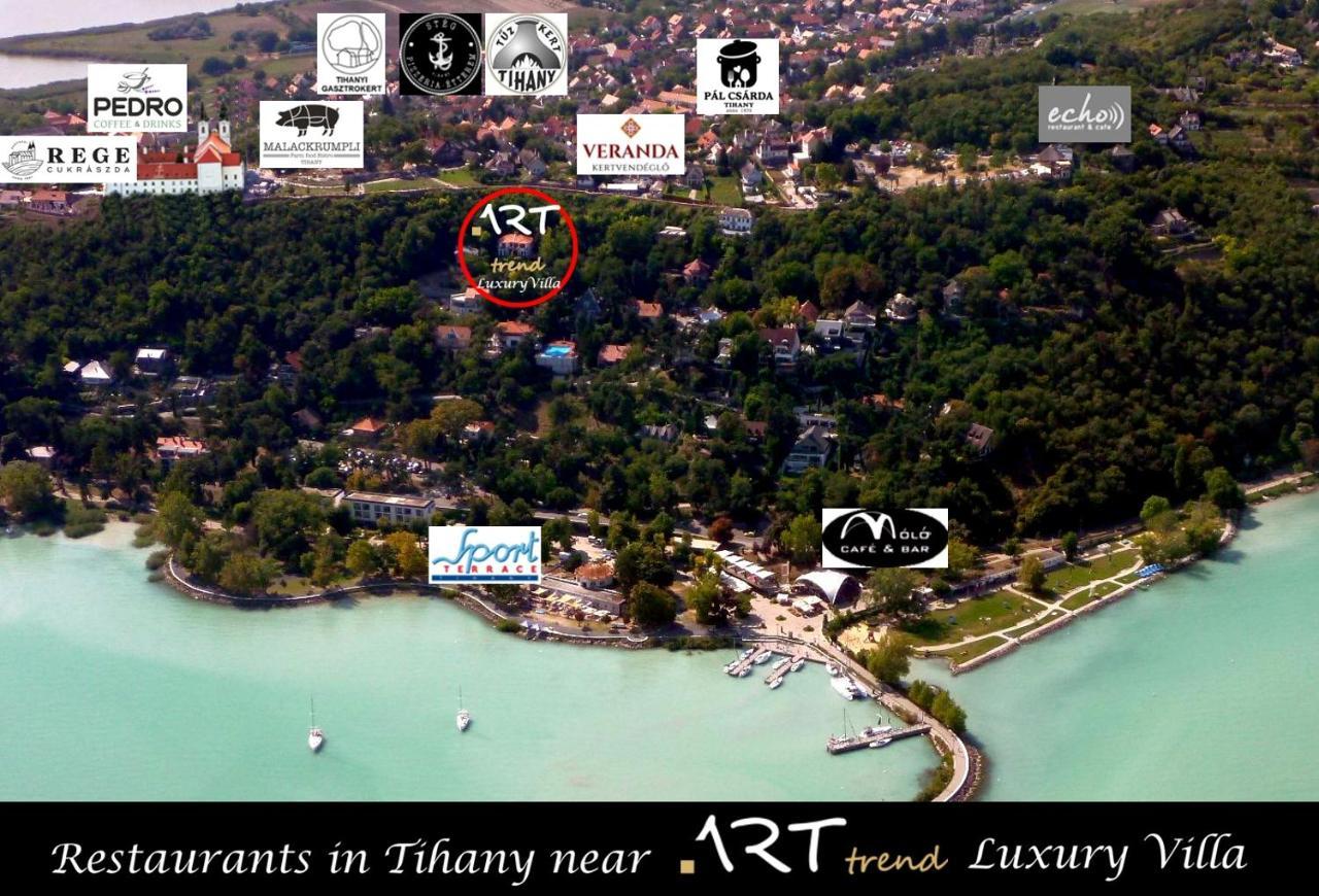 Arttrend Luxury Villa Tihany Eksteriør billede